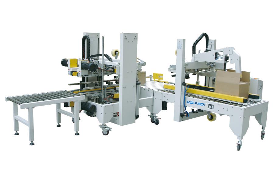 折蓋封箱機+角邊封箱機